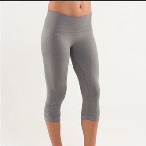 Lululemon Ebb To Street Seamless Legging Gray